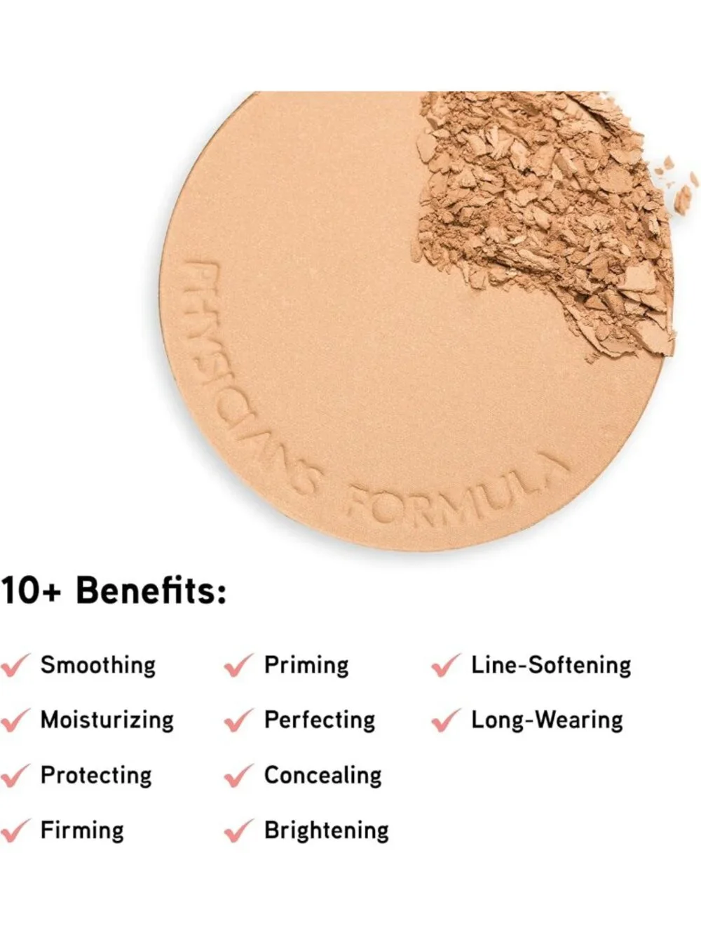All-in-One BB Cream Beauty Balm Powder | Light/Medium | Dermatologist Tested
